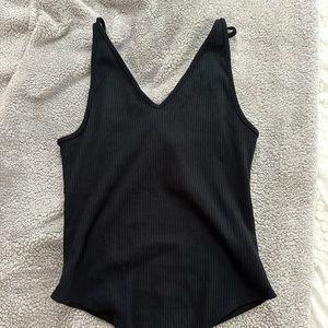 NWT Forever 21 black ribbed bodysuit